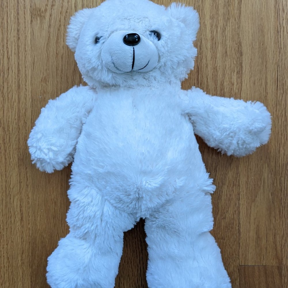Bday Bear 15" White Stuffed Animal Gift Holiday